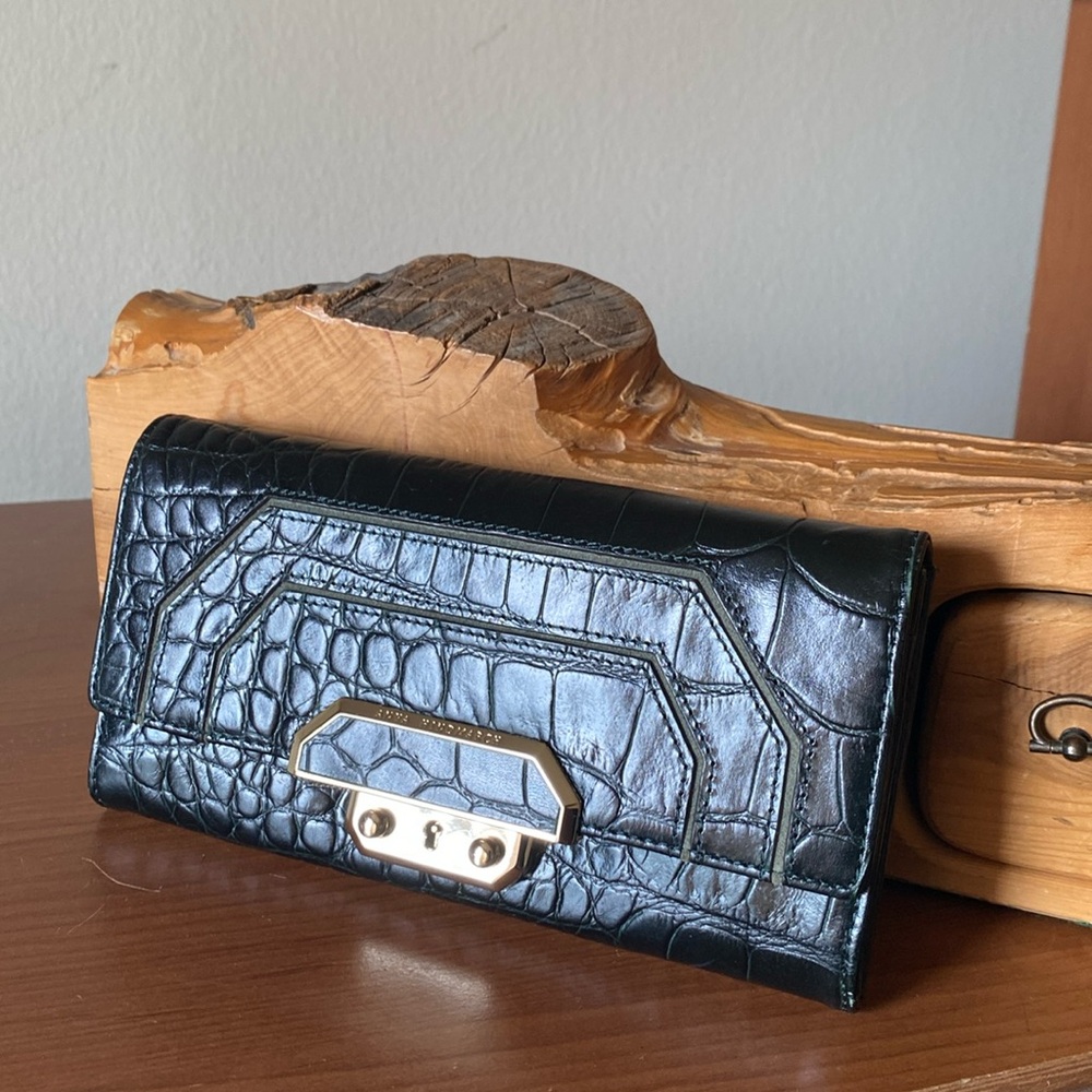 Anya Hindmarch Croc Embossed Wallet